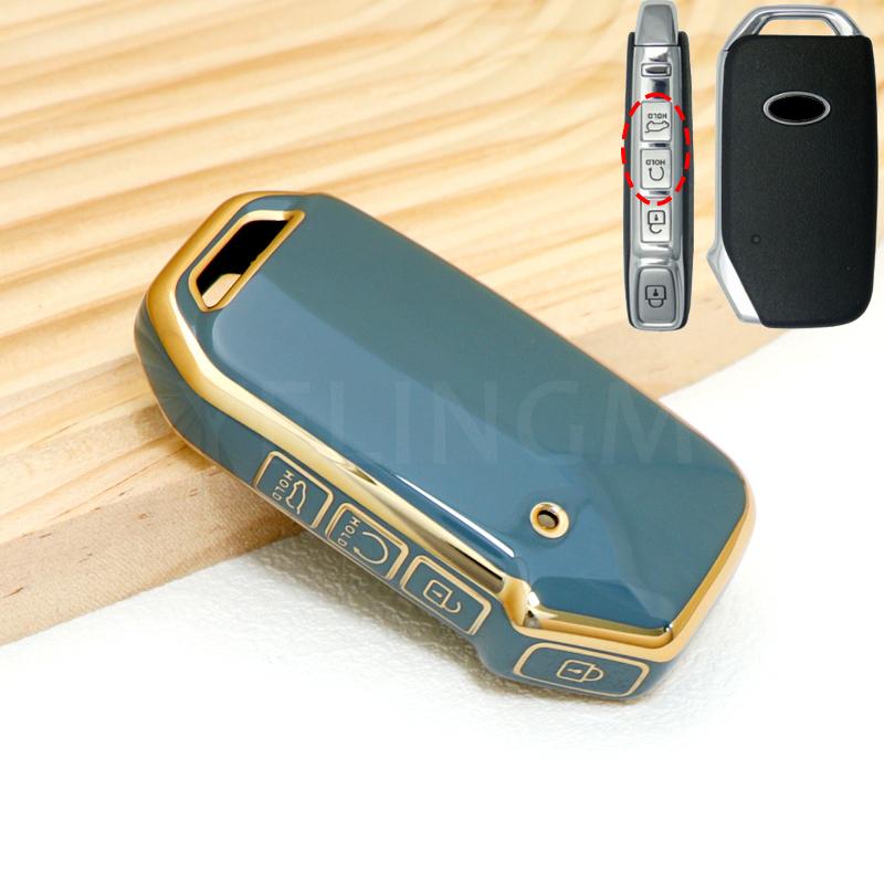 Tpu Car Remote Key Fob Case Cover For Kia Ray  Sportage  K7  Cadenza  Sorento 4 Soul Telluride K3 Cerato