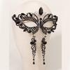 Temperament Rhinestones Jewelry Masquerade Half Face Eye Masks with Adjust Strap
