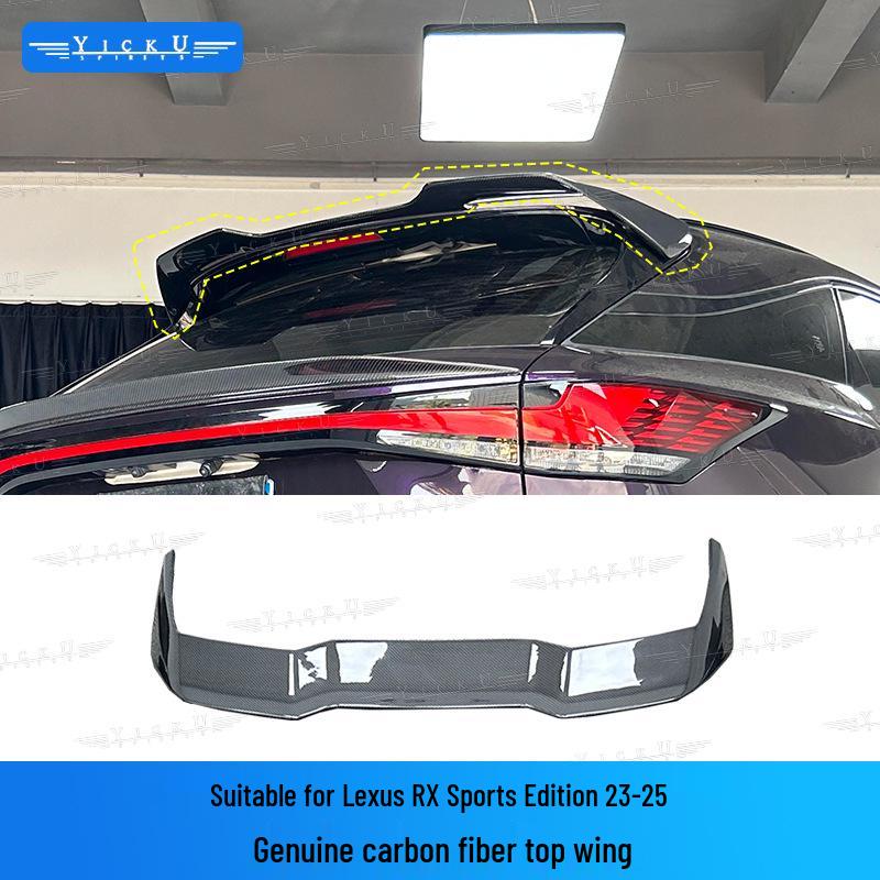 Lexus RX350/500 Carbon Fiber Body Kit (Front Lip, Fender Flares, Rear Lip, Side Skirts, Tail Top Spoiler, 2023-2025)