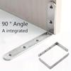 8pcs Brackets Shelves Heavy Duty Stainless Steel L Shaped Bracket Corner Brace Joint Right Angle Bracket Wall Hanging Bracket