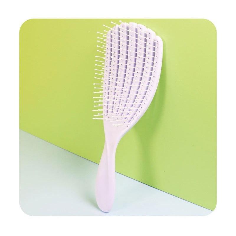 1Pc Hair Brushes Octopus Hairbrush Pink Massage Detangler Brush for Curly Hair Thick Hairs Care Hairbrush Styling Tool