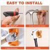 Sturdy Steel Blower Mounting Bracket Multipurpose Includes 3 Screws Blower Storage Rack For Garage Or Workshop Use