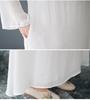 Zen Linen Double Layer Long Dress for Women - Literary Retro Style