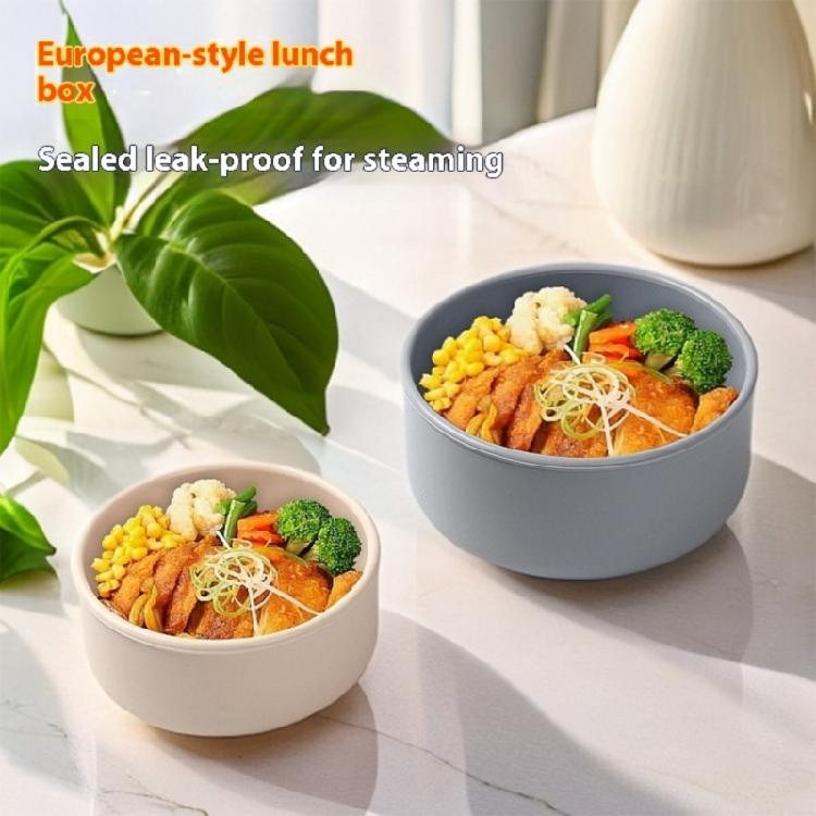 Multifunctional Silicone Meal Container Dishwasher Safe Freezers Friendly Spill Proof Design 300ml/700ml Thin Profile