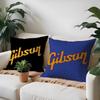 Fashion Brand G-Gibson Pillow Case Anti-dustmite Pillow Invisible zipper silky short plush Sofa cushion cover