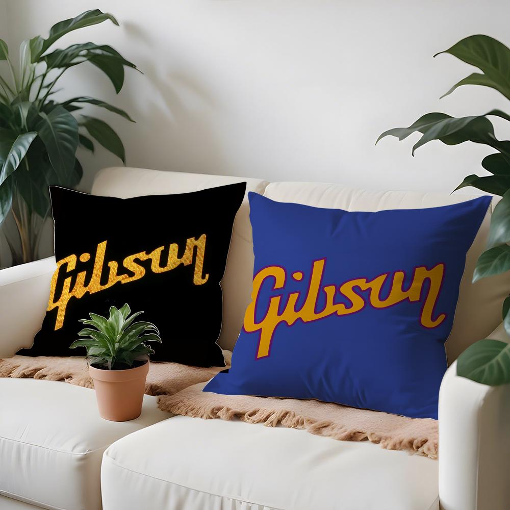 Fashion Brand G-Gibson Pillow Case Anti-dustmite Pillow Invisible zipper silky short plush Sofa cushion cover