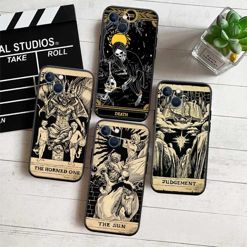 RE21 Divination Tarot New High-End Shell Phone Case for Xiaomi Poco C40 C50 C51 C55 C65 C71 C75 F3 F5 F6 F7 M2 M3 Pro Ultra