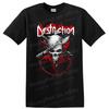 Koszula T-shirt Czaszka Zniszczenia Logo Zespołu Heavy Metal Goth Rock Thrash