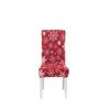 Printed Christmas Day Elastic Chair Cover Household One-Piece Half-Pack Stool Cover Hotel Dining Table Chair Cover