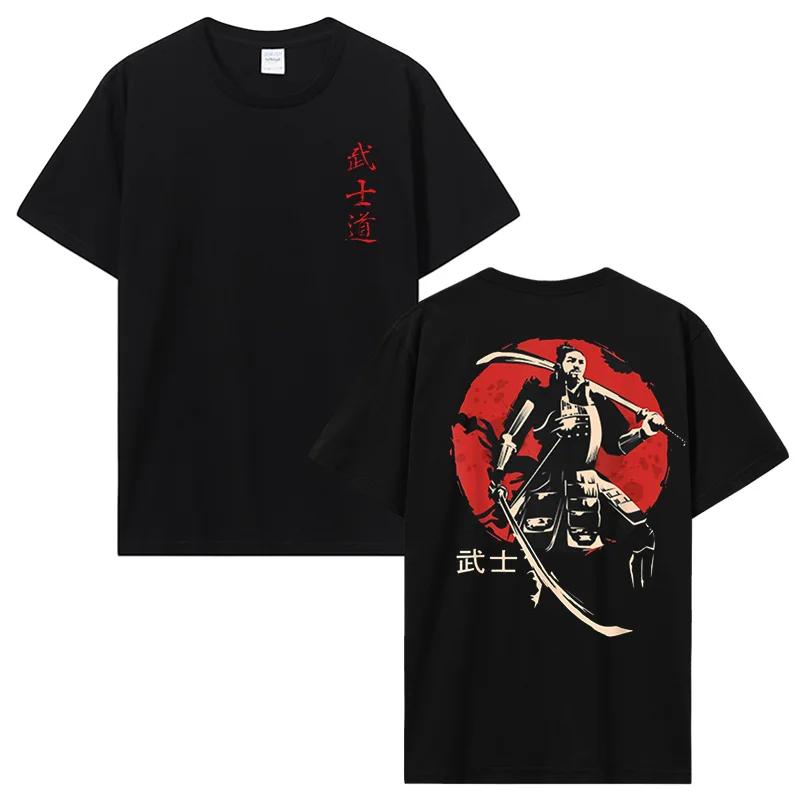 Japan Samurai Spirit Tshirt Japanese Style Men Print EU S...