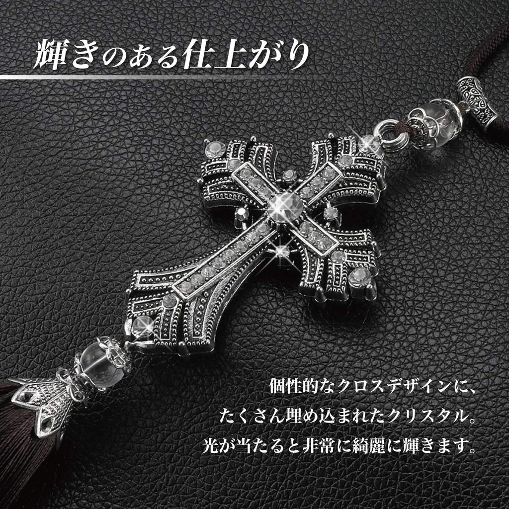 Lusterko wsteczne Donaly, Typ wiszący, Akcesoria, Krzyże, Dekoracja, Samochód (Czerwony)