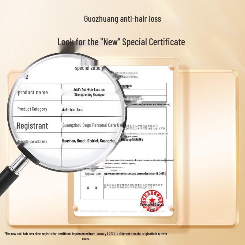 Adolfo Ginger Anti-Hair Loss & Volumizing Shampoo