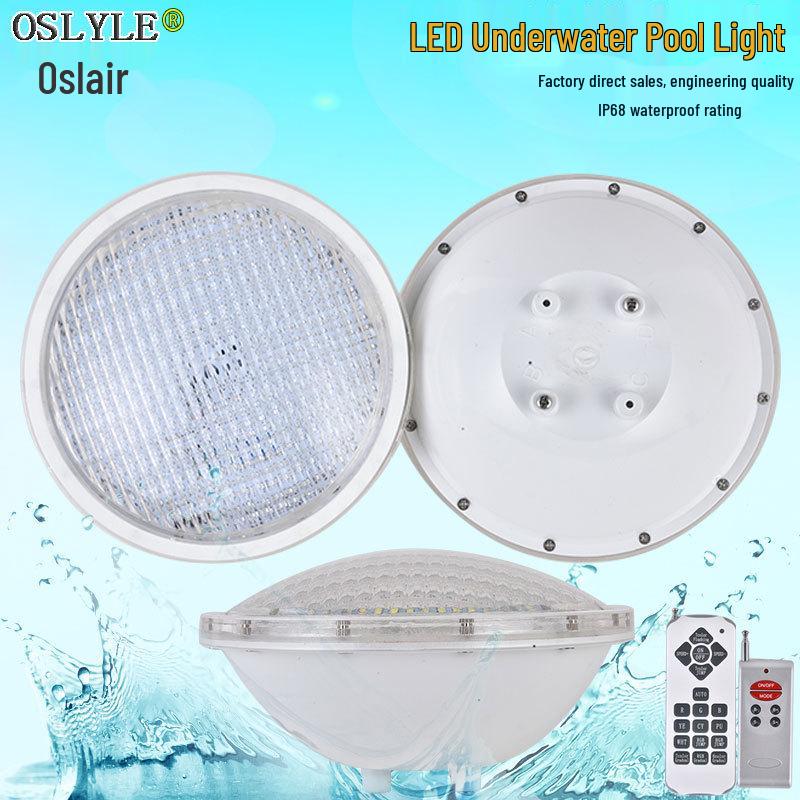 RGB LED PAR56 Pool Light: ABS Plastic Underwater Remote-Control Lamp