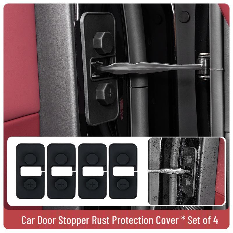 AITO M9/M8/M7/M5 Car Door Stopper Cover: Silicone Shock Absorption Lock Sleeve