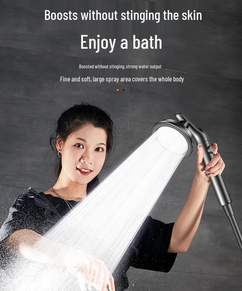 Adjustable Rotatable Shower Head for Small Apartments with Strong Water Flow