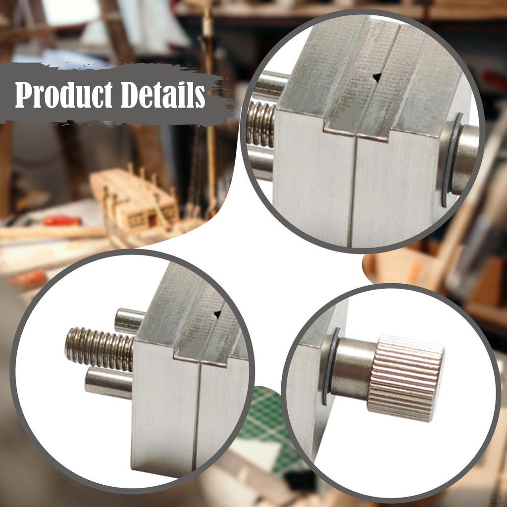 Nastavitelný mini stolní svěrák pro DIY šperky a řezbářské úkoly