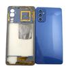Scocca Completa Per Samsung Galaxy M52 5G M526 Telaio Centrale + Coperchio Posteriore Batteria Sportellino Posteriore con Lente Fotocamera Pezzi di Ricambio