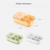 6 Grids Ice Cube Mold with Lid Easy To Release Freezer Ice Tray DIY Tools Storage Box for Fruit Juice Silicone Mold