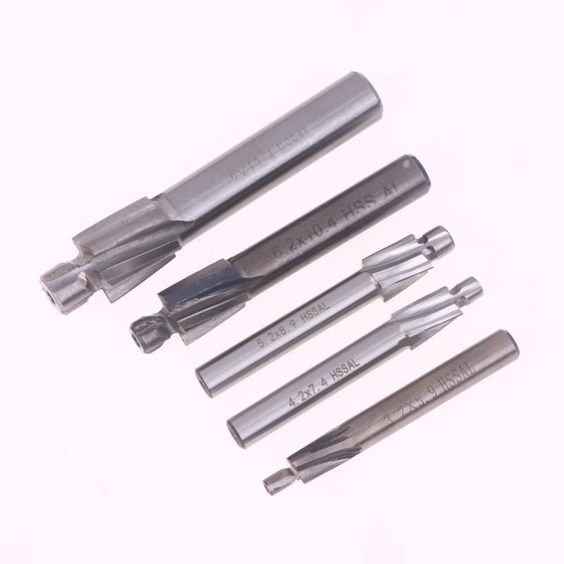 Hss Counterbore End Mill M3-M8 Slotting Tools Countersink Milling Cutter Countersunk Drill Flat Counterbore Drill Bit