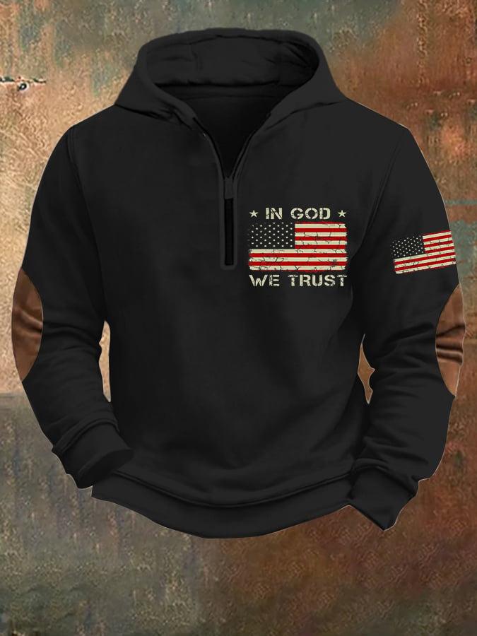 

2025 European 3D Digital Print Men s Trendy Half-Zip Hooded Sportswear 3X-Large