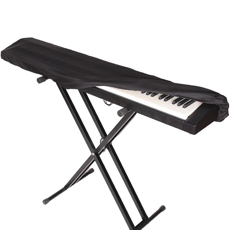 Black Dust Cover for 88-Key Electric Piano, 61-Key Electronic Keyboard, and Children's Keyboard