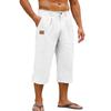 Men's Sports And Leisure Cropped Straight Leg Pants