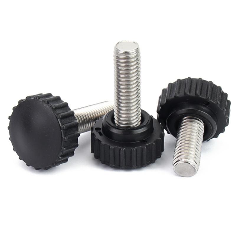 M3 M4 M5 M6 M8 M10 304 Nerezová ocel Rýhovaná Nylonový plast Kulatá hlava Rukojeť Šroub s palcem Bakelitový šroub Ruční šrouby