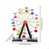 Retro Iron Amusement Wheel Tabletop Display Desktop Ornament Handmade Metal