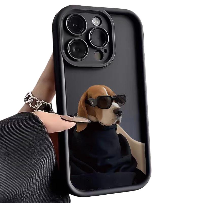 Funny Puppy Dog Phone Case For iPhone 16 15 14 13 12 11 Pro Max Mini X XR XS SE20 8 7 Plus Silicone Cases Beagle Welsh Corgi