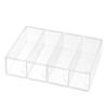 4 Συρτάρια Οργανωτής Αποθήκευσης Γυαλιών Οράσεως Διάφανο Ακρυλικό Στοιβαζόμενο Κάτοχος Επίδειξης Γυαλιών Ηλίου