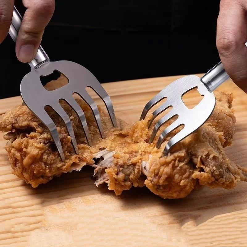 Kitchen Stainless Steel Hand Guard Artifact for Finger Protection Non Slip Design for Vegetable Slicing and Dicing 1PCS