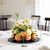 Round Lily Style Table Centerpiece: Artificial Floral Arrangement for Restaurants & Hotels