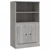 VidaXL Buffet haut sonoma gris 60x35,5x103,5 cm bois d'ingénierie 816318