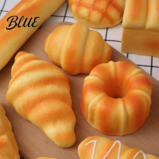 Slow Rising Squeeze Toy Simulation Bread Stress Relief Pineapple Bun Baguette Croissant Toast Sensory Decompression Realistic Food Fidget Simulated