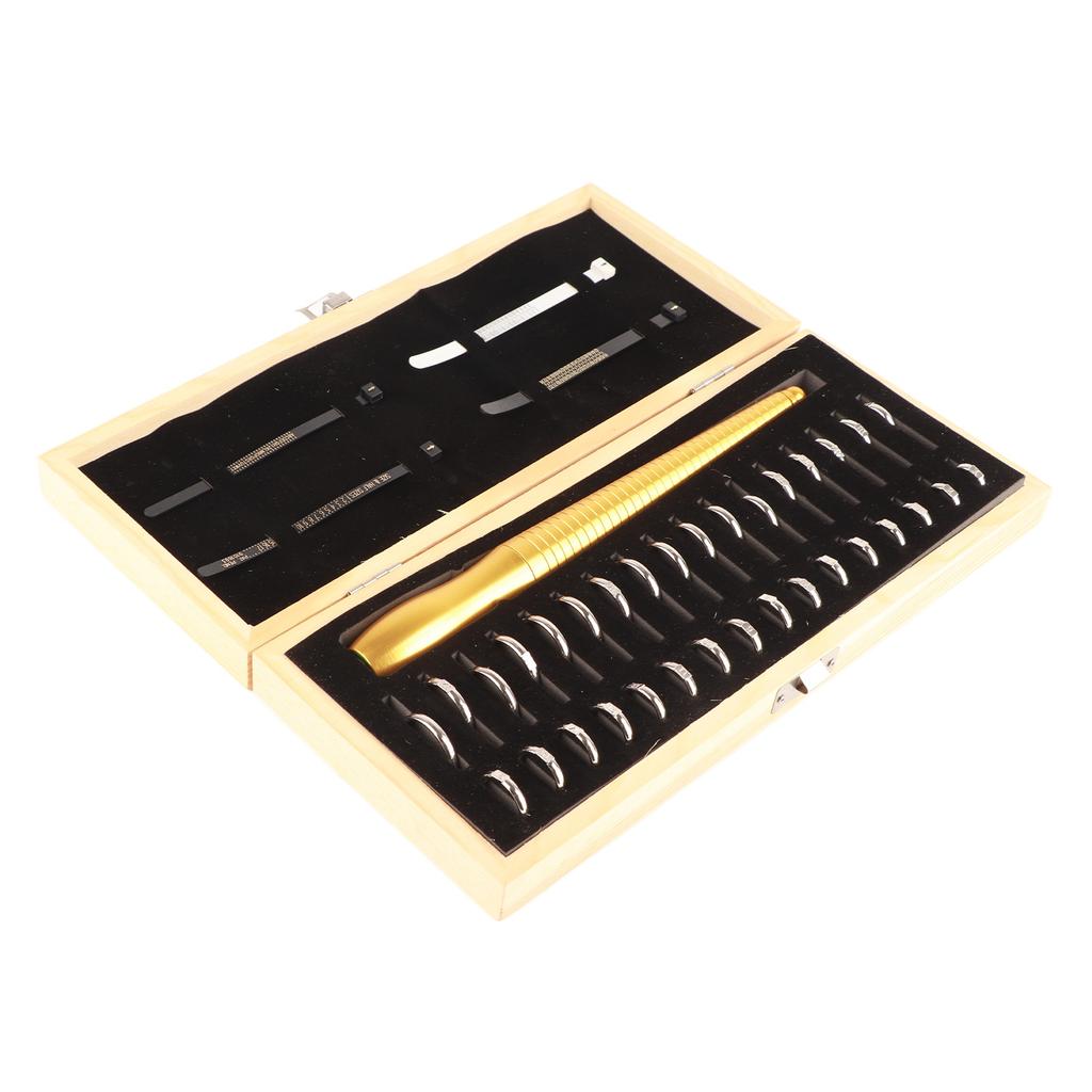 Profesyonel Yüzük Mandreli Çubuğu Parmak Ölçer Yüzük Ölçer Ölçüm Aleti Takı Aletleri