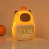 USB Rechargeable Capybara Night Light Charging Bedside LED Clock Capybara Alarm Clock  Living Room