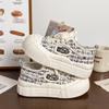 With skirt canvas shoes women's 2025 summer new explosive little white shoes casual versatile students small fragrant thick baseplate shoes