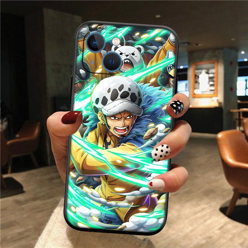 TR27 One Piece Law New High-End Shell Phone Case for Redmi Note 8 9 Pro Max 9S 9T 9C NFC 8T 8A 10A A4