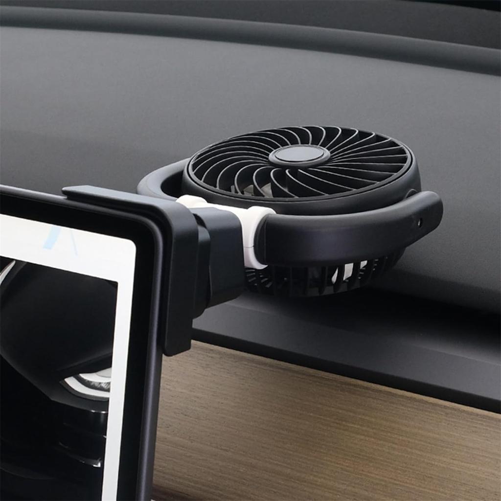 Vehicle Interior Ventilation Cool Fan With Adjustable Speed And Quiet For Improved Comfort During Your Commute