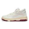 Li Ning Weiyu Mid Round Toe Lace-Up Shock Absorbing Wear-Resistant Low-Top Skate Shoes Men Sneakers Off-White AGCT223-1