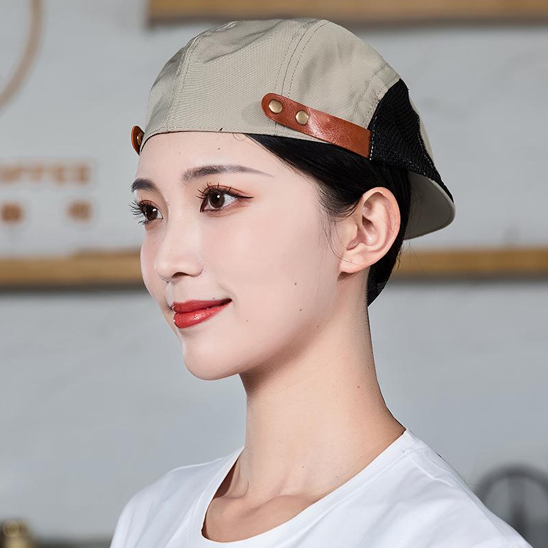 Adjustable Waiter Work Beret for Men & Women – Custom Logo Printing, Ideal for Baking & Catering