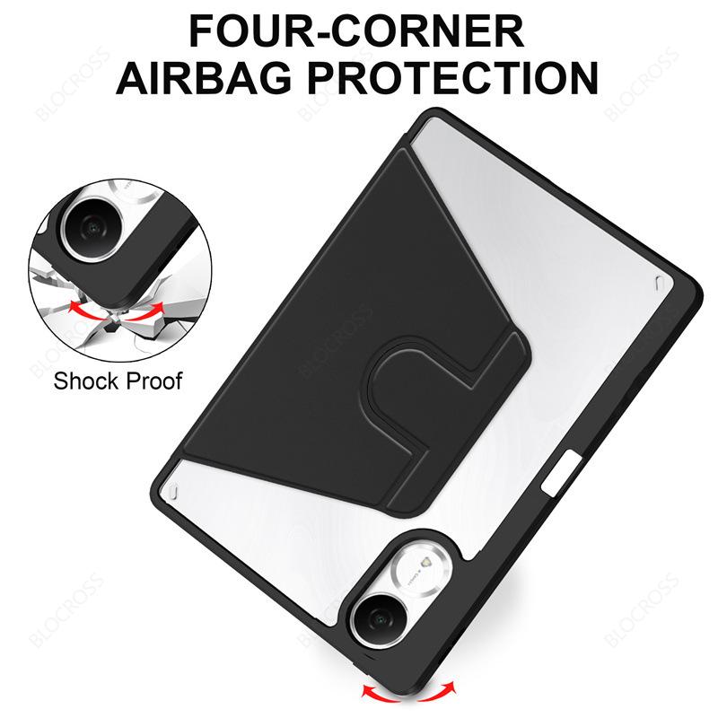 360° Rotation Protective Case for Redmi Pad 2 9.7 11 Pro 12.1 SE 11 10.6 8.7 MiPad 5 6 7 8 Pro 11 11.2  Auto Wake Up Sleep Cover