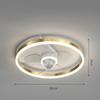 Nordic Bedroom Ceiling Fan Light Remote Control Invisible Blade Silent Ceiling Light Home Decoration Low Floor Fan with Light