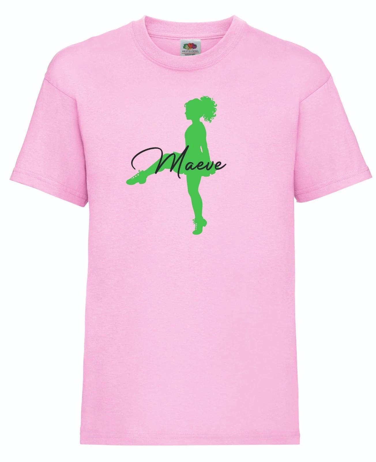 

Personalised Irish Dancer T shirt Child Youth Adult 3XL