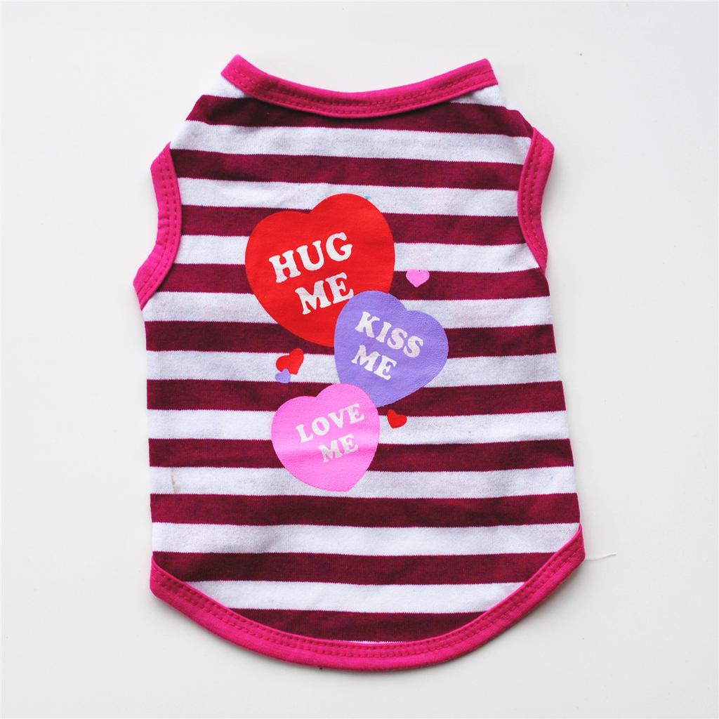 Classic Striped Tank Tops for Dogs Are Comfortable and Breathable