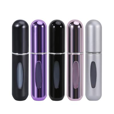 5/8ML 1/5Pcs Parfümzerstäuber Tragbarer Flüssigkeitsbehälter Kosmetik Reisen Mini Aluminium Spray Alkohol Leere Nachfüllbare Flasche