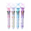 Ballpoint Pen For Children Set With Glitter 10 In 1 Colors Multi-Color 4 Pieces