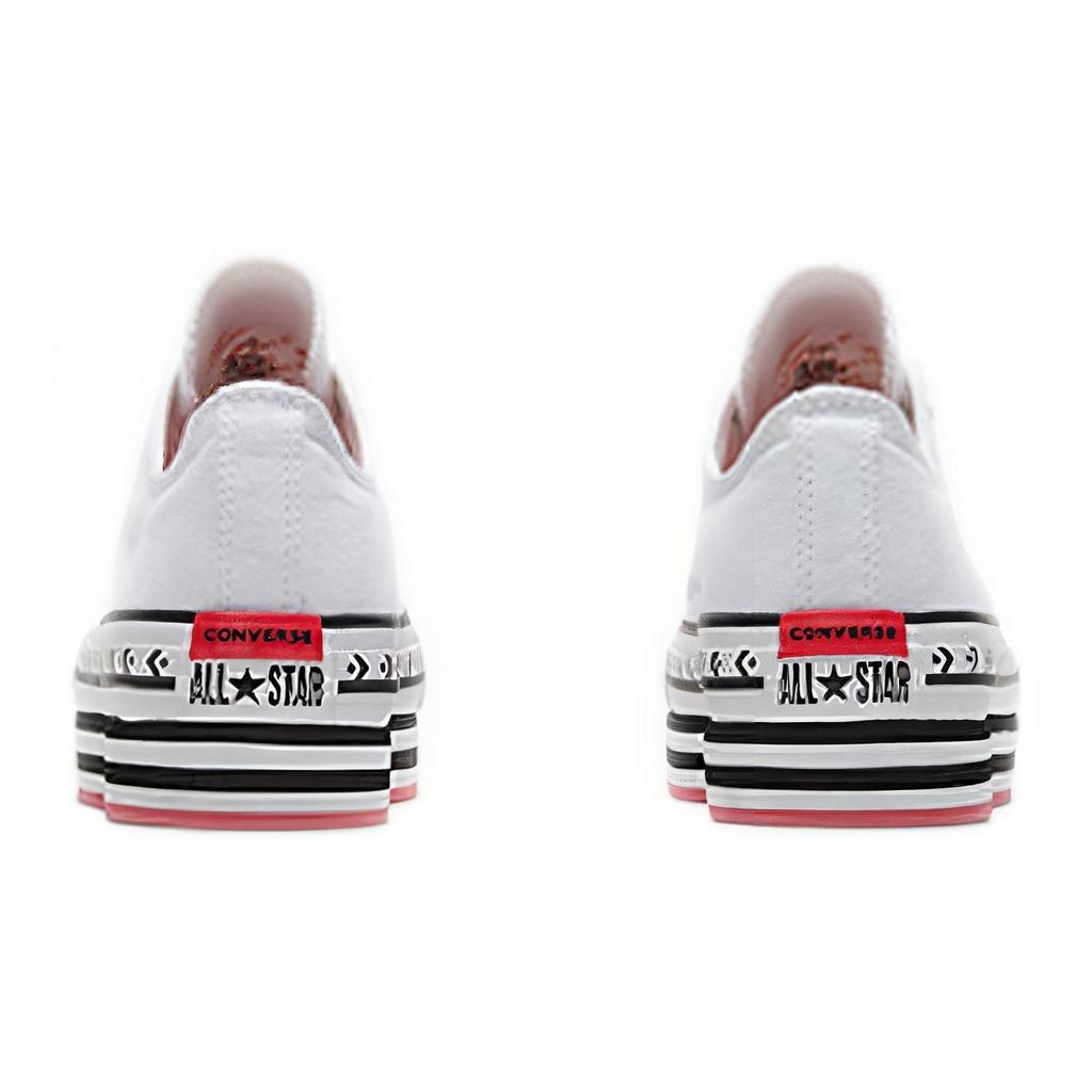 (WMNS) Converse Chuck Taylor All Star Platform Layer Low 'Logo Play - White' Donna 566762C