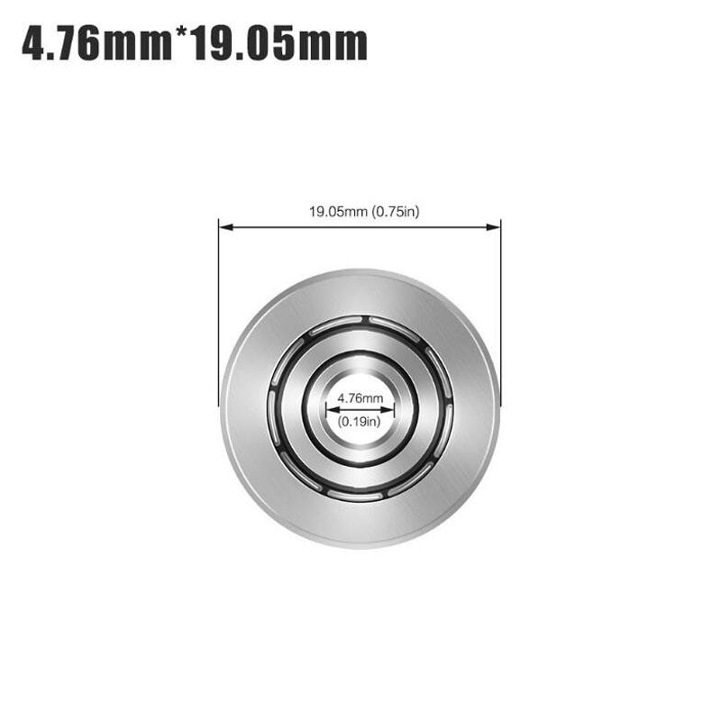 Bit de router Ghid pentru rulmenți cu bile montat în partea de sus Freză Set chei pentru rulmenți Set de accesorii rulmenți 4,76 mm 6,35 mm 12,7 mm