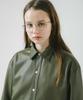 DREAMWORLD [Leather] Long Sleeve Shirt Olive_01